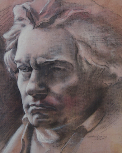 Beethoven drawing based on Hagen