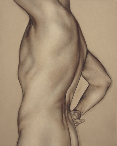 painting male nude figure