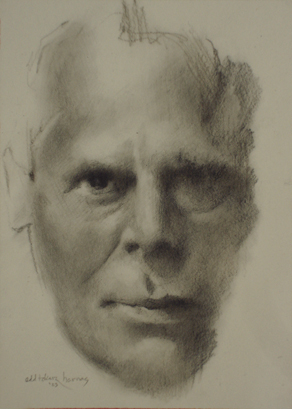 drawing study man's face