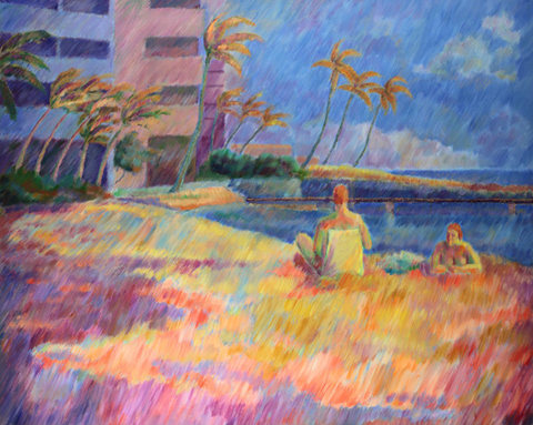 color study based on Sans Souci Beach