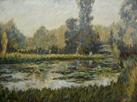 landscape done in a Monet style