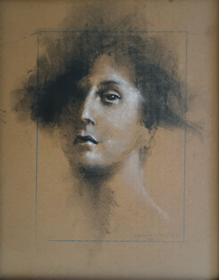a sullen women's portrait