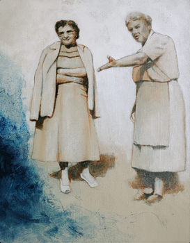 two women in shock